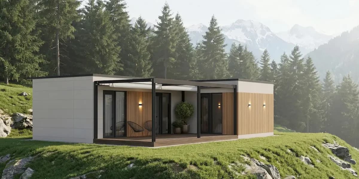 QHome Forza — модульний будинок із плоским дахом