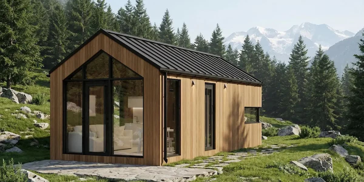 QHome Siena — модульний будинок зі скатним дахом